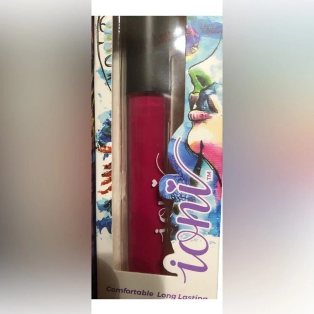 2pack lasting matte‎ finish liquid lipstick- Berry, Mauve, hot pink, & hyde red